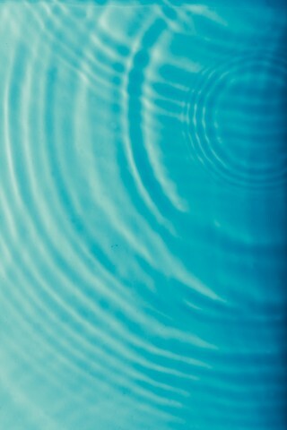 Blue water ripple wave